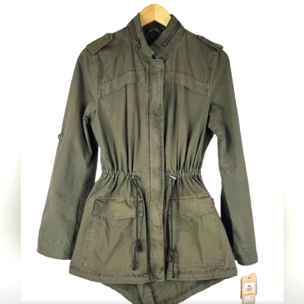 Levi's Super Trendy Oversized Army Green Utility Jacket. NWOT